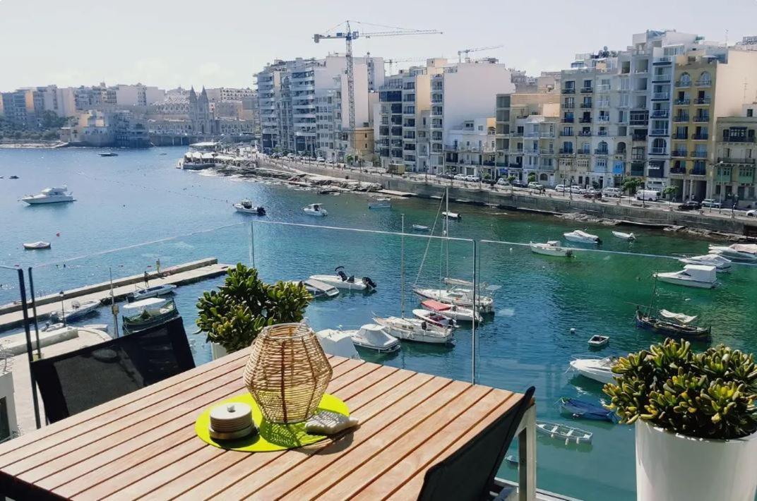 Апартаменты Splendid Seaside Retreat On Spinola Bay Сент Джулианс Экстерьер фото
