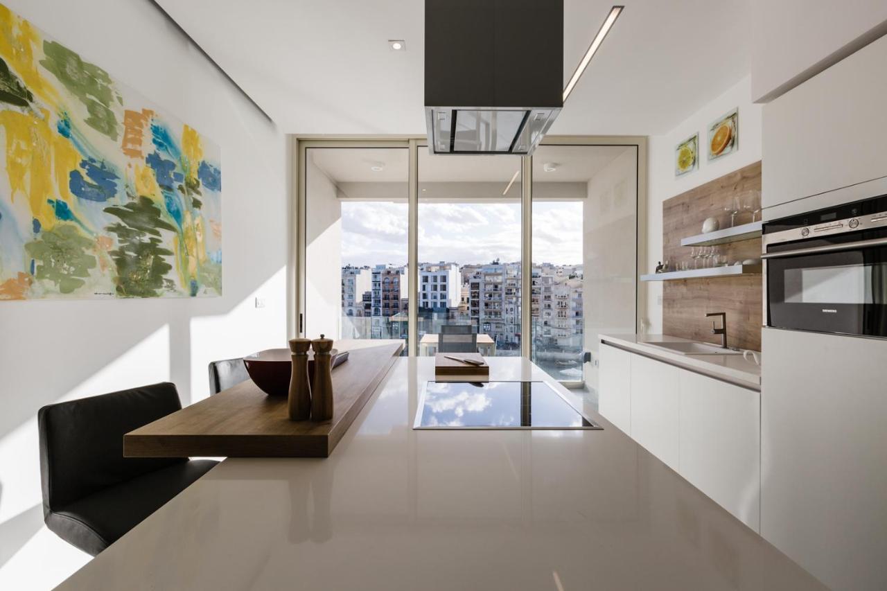 Апартаменты Splendid Seaside Retreat On Spinola Bay Сент Джулианс Экстерьер фото