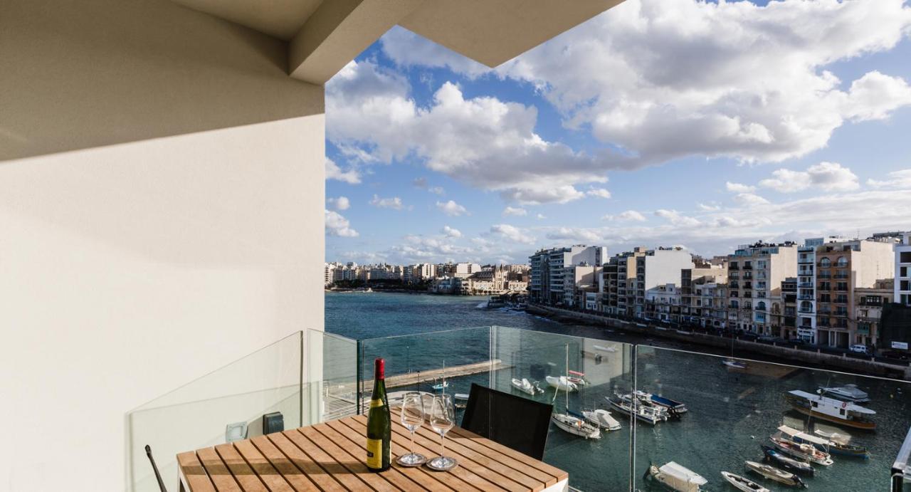 Апартаменты Splendid Seaside Retreat On Spinola Bay Сент Джулианс Экстерьер фото