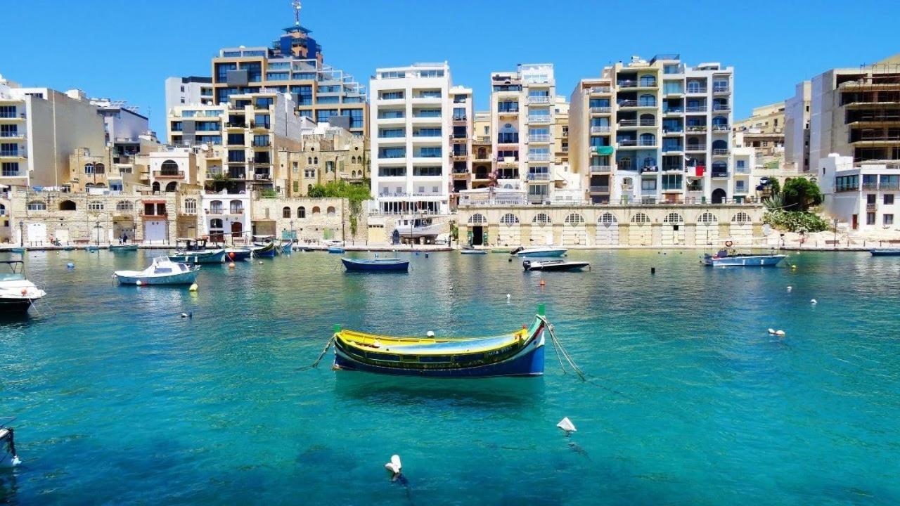 Апартаменты Splendid Seaside Retreat On Spinola Bay Сент Джулианс Экстерьер фото