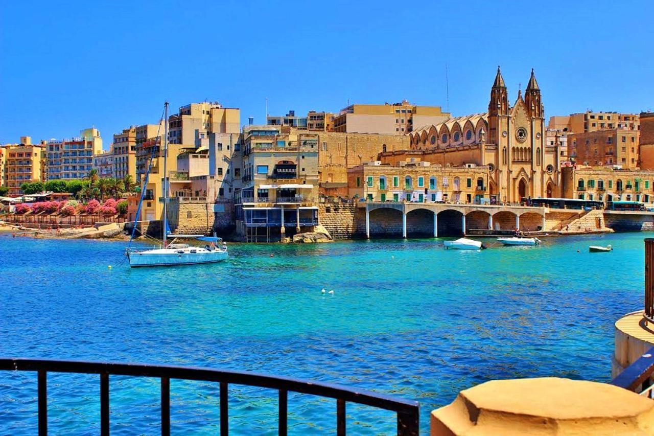 Апартаменты Splendid Seaside Retreat On Spinola Bay Сент Джулианс Экстерьер фото